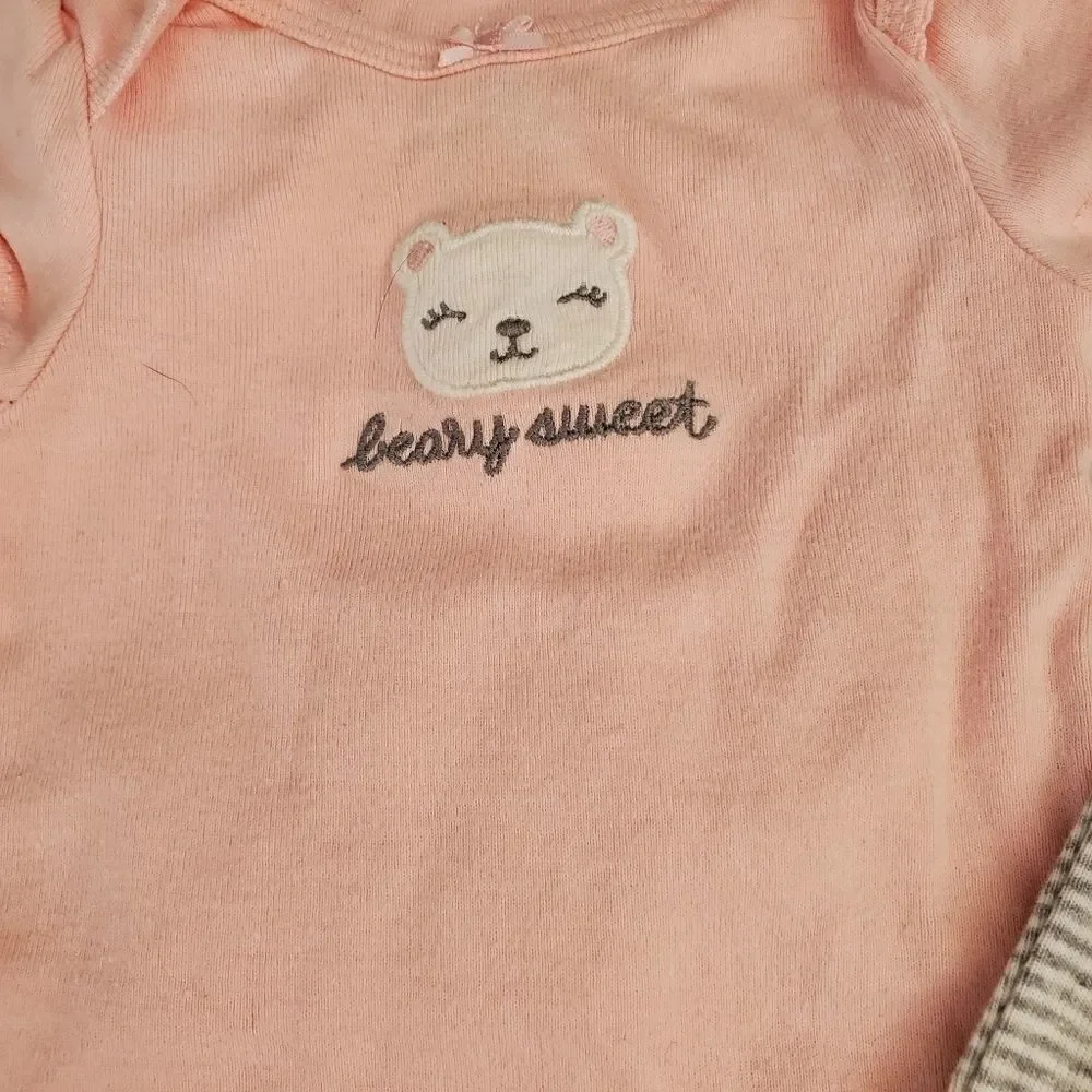 Carter's Baby Girl's 3 month Bear Outfit